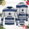 Dallas Cowboys Mascot Printed Black Dallas Cowboys 2024 Ugly Christmas Sweater