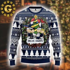 Dallas Cowboys Snoopy The Peanuts Christmas Dallas Cowboys Xmas 2024 Holiday Gift Ugly Christmas Sweater