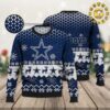 Dallas Cowboys Vintage Night Cowboys Black Pattern Classic Gift For Fans Christmas Ugly Sweater