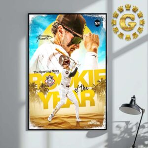 Fernando Tatis Jr From San Diego Padres The Sporting New EST 1886 Rookie Of The Year MLB Home Decor Poster Canvas