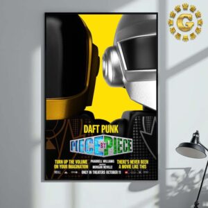 First Character Poster For Daft Punk In The Lego Pharrell Williams Biopic Home Decor Poster Canvas