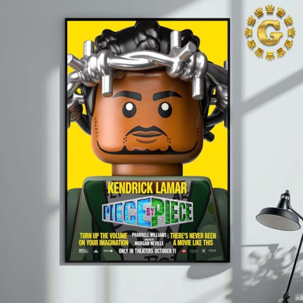 First Character Poster For Kendrick Lamar In The LEGO Pharrell Williams Biopic Home Decor Poster Canvas