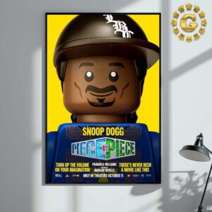 First Character Poster For Snoop Dogg In The Lego Pharrell Williams Biopic Home Decor Poster Canvas