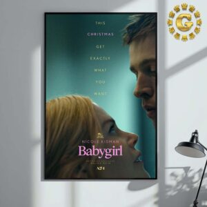 First Poster For Halina Reijns Babygirl An Erotic Thriller Starring Nicole Kidman Harris Dickinson Antonio Banderas And Sophie Wilde Home Decor Poster Canvas