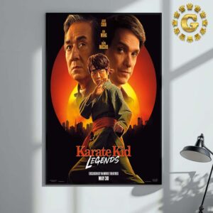 First Poster For Karate Kid Legends Exclusively In Movie Theatres May 30 2025 Home Decor Poster Canvas