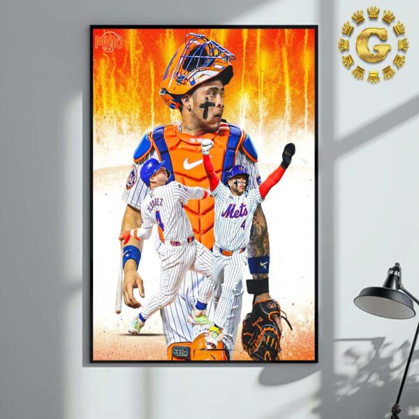 Francisco Alvarez From New York Mets MMO MLB Home Decor Poster Canvas