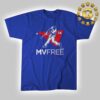 Los Angeles Dodgers Freddie Freeman Black 2024 World Series MVP Curveball Unisex T-Shirt