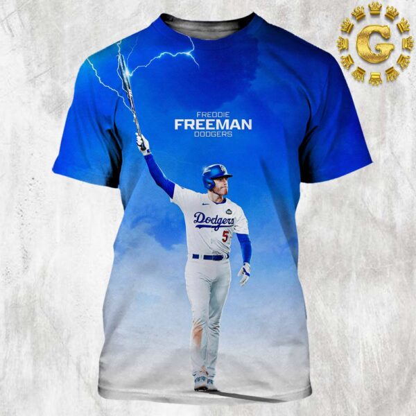 Freddie Freeman From Los Angeles Dodgers MLB World Series 2024 All Over Print Shirt