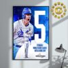 Los Angeles Dodgers 1 Win Away MLB World Series 2024 Home Decor Poster Canvas