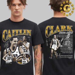 Fuse Tee Caitlin Clark 2020-2024 Achievement List Two Side Unisex T-Shirt