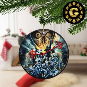 Ghost Rite Here Rite Now Wall Clock Holiday Xmas Gift Christmas Tree Decorations Ceramic Ornament