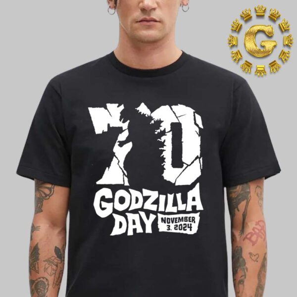 Godzilla Minus One Celebrate 70th Anniversary Godzilla Retrning To Theatres November 3 2024 Unisex T-Shirt