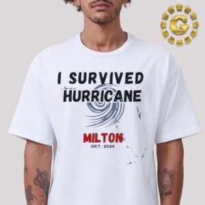 I Survived Hurricane Milton Resilience Courage Faith Unisex T-Shirt