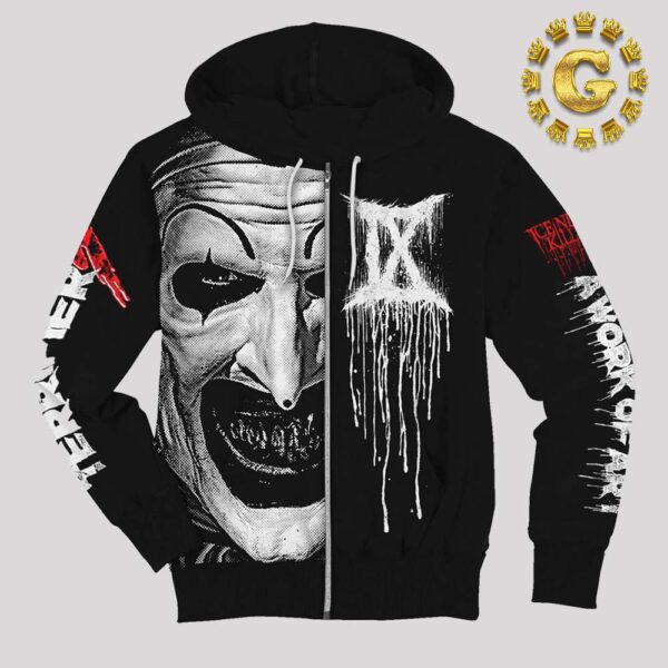 Ice Nine Kills A Work Of Art Officialy Licensed Collection Tongue Tied Custom Zip Up Unisex Zip Hoodie