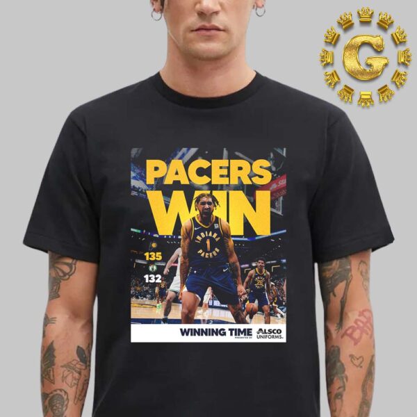 Indiana Pacers Big Time Win At Home NBA 2024 Unisex T-Shirt