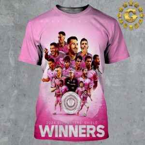 Inter Miami CF 2024 Supporters Shield Winners All Over Print Shirt