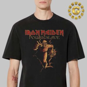 Iron Maiden Celebrate The 40th Anniversary Of Powerslave World Slavery Tour Powerslave Mummy Unisex T-Shirt