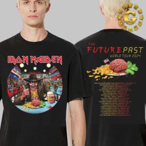 Iron Maiden The Future Past 2024 World Tour USA Two Side Unisex T-Shirt