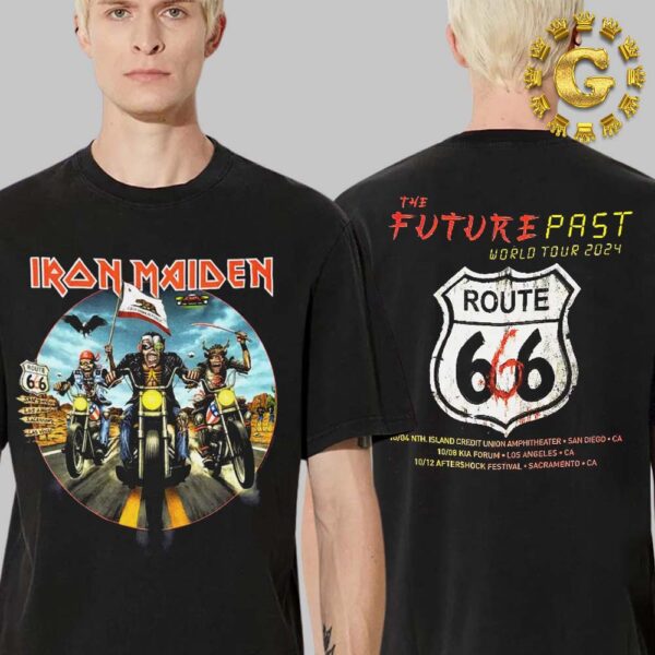 Iron Maiden The Future Past World Tour 2024 California Event Unisex T-Shirt