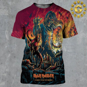 Iron Maiden The Number Of The Best Over Hammersmith In England 2024 All Over Print Shirt