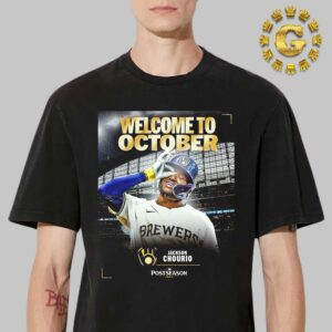 Jackson Chourio From Milwaukee Brewers Is 5th Youngest Player At The Time Of His First Postseason 2024 Home Run MLB Unisex T-Shirt