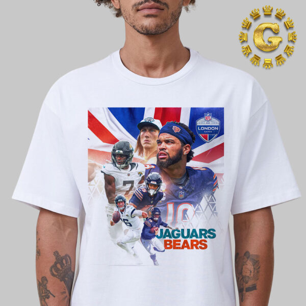 Jacksonville Jaguars Vs Chicago Bears In London On October 13th 2024 Unisex T-Shirt