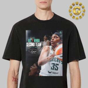 Jonquel Jones From New York Liberty All WNBA First Team 2024 Unisex T-Shirt