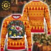 Kansas City Chiefs Mickey Mouse Player Ugly Sweater – KC Chiefs Panttern Classic Knitted White Christmas Ugly Sweater