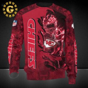 Kansas City Chiefs Player Red Pattern Classic Gift For Fans Christmas Ugly Sweater