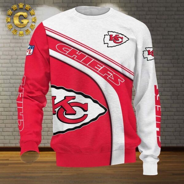 Kansas City Chiefs Red White Ugly Sweater – Kansas City Chiefs Xmas 2024 Holiday Gift Ugly Christmas Sweater