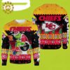 Kansas City Chiefs White Red Camo Gift For Fan Pattern Classic Gift For Fans Christmas Ugly Sweater