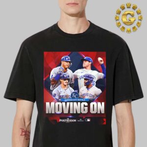 Kansas City Royals Moving On MLB Postseason 2024 Wild Card Unisex T-Shirt