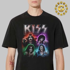 Kiss Anline Merch Tee Halloween Kiss Monsters Unisex T-Shirt