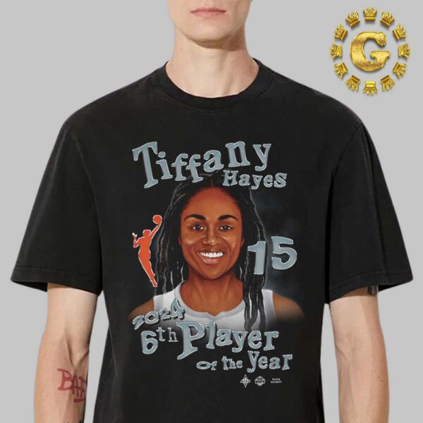 Las Vegas Aces Tiffany Hayes 2024 Sixth Player of the Year Unisex T-Shirt