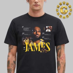 Lebron James From Los Angeles Lakers Still On Top After 20 Second Season NBA Unisex T-Shirt