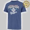 Los Angeles Dodgers 47 Gray 2024 World Series Franklin Unisex T-Shirt