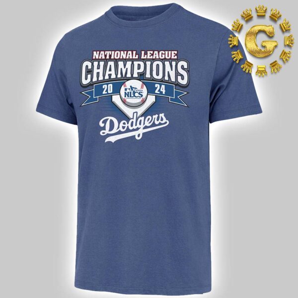 Los Angeles Dodgers 47 Royal 2024 National League Champions Franklin Unisex T-Shirt