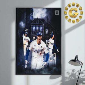 Los Angeles Dodgers Are World Series Champions 2024 ESPN MLB Home Decor Poster Canvas