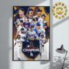 Los Angeles Dodgers Are World Series Champions 2024 ESPN MLB Home Decor Poster Canvas