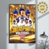 Los Angeles Dodgers Are The 2024 World Series Champions MLB Home Decor Poster Canvas