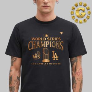 Los Angeles Dodgers Fanatics Black 2024 World Series Champions Locker Room Parade Unisex T-Shirt