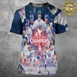 Los Angeles Dodgers MLB National League Champions 2024 All Over Print Shirt