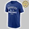 Los Angeles Dodgers Nike Royal 2024 World Series Authentic Collection Legend Unisex T-Shirt