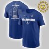 Los Angeles Dodgers Fanatics Royal 2024 World Series Champions Signature Roster Two Sides T-Shirt