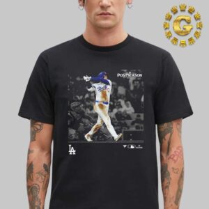 Los Angeles Dodgers Shohei Ohtani Black 2024 MLB Postseason Moments Unisex T-Shirt