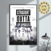 Los Angeles Dodgers Are The 2024 World Series Champions MLB Home Decor Poster Canvas