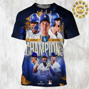 Los Angeles Dodgers World Series Champions 2024 MLB All Over Print Shirt