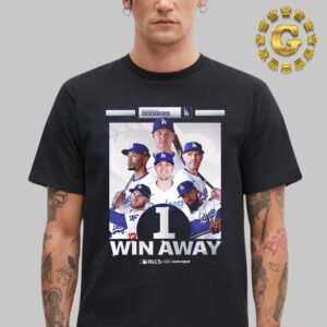 Los Angeles Doogers 1 Win Away MLB NLCS 2024 Unisex T-Shirt