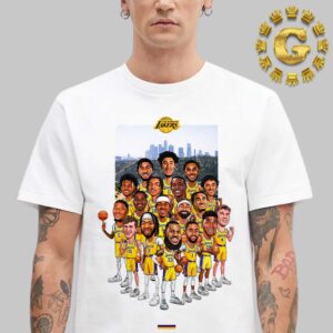 Los Angeles Lakers Full Team NBA 2024 2025 Unisex T-Shirt