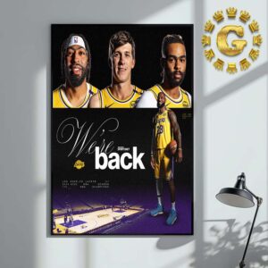 Los Angeles Lakers We are back NBA Season 17x Champions 2024 2025 Home Decor Poster Canvas